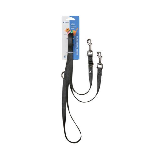Correa Puppis Manos Libre Nylon Negro