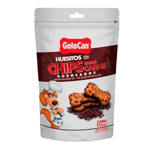 Hueso Golocan con Chips de Carne