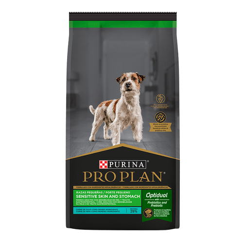 Alimento Pro Plan Sensitive Stomach Raza Pequeña - 3 Kg