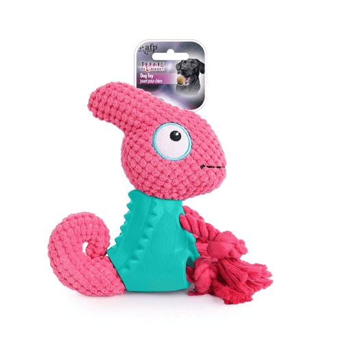 AFP Peluche Camaleón Rosa Para Perro