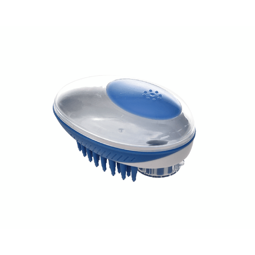 M-Pets Dispensador de Jabón/Cepillo Azul Para Perro