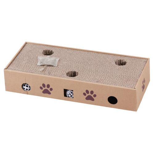 Pawise Rascador 2 En 1 Marron Para Gato
