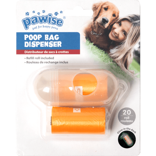 Pawise Dispensador de Bolsas Naranja Para Perro