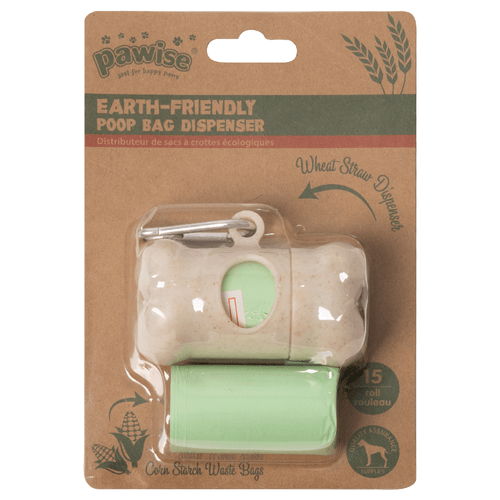 Pawise Dispensador de Bolsas Verde Para Perro