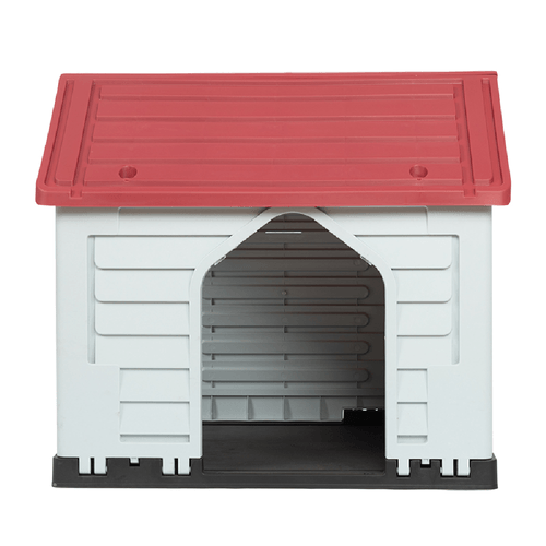 Beidi Casa de Plástico Para Perro Rojo