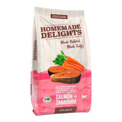 Alimento Homemade Delights Gato Adulto Salmón Y Zanahoria