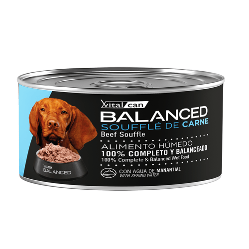 Lata Balanced Soufflé De Carne Perro Adulto