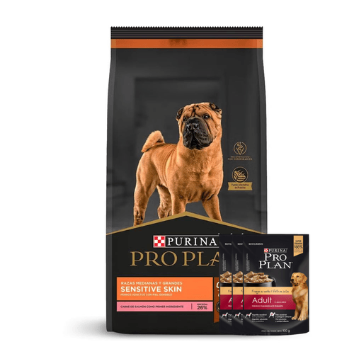 Alimento Proplan Sensitive Skin Salmon Perro Mediano Grande