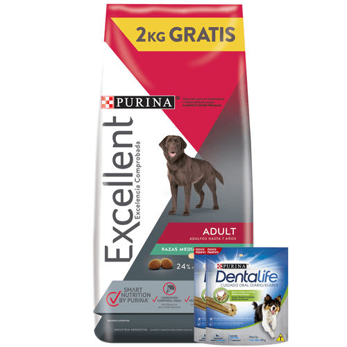 Alimento Excellent para Perro Adulto Mediano y Grande