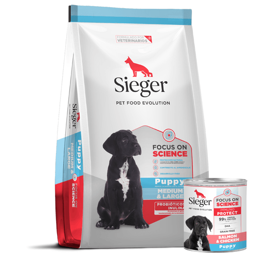 Alimento Sieger Para Perro Cachorro Mediano & Grande