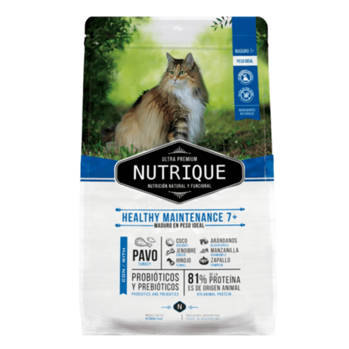 Alimento Nutrique Healthy Maintenance Gato Adulto 7+