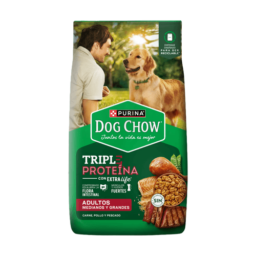 Alimento Dog Chow M/L Triple Proteina