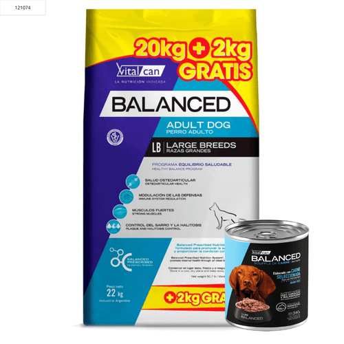 Alimento Balanced Perro Adulto Raza Grande