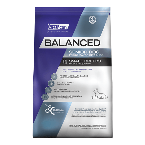 Alimento VitalCan Balanced para Perro Senior Pequeño