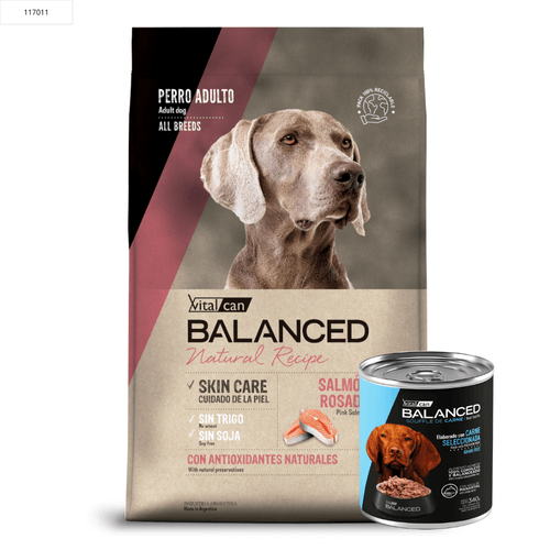 Balanced Natural Recipe Salmon Perro Ad
