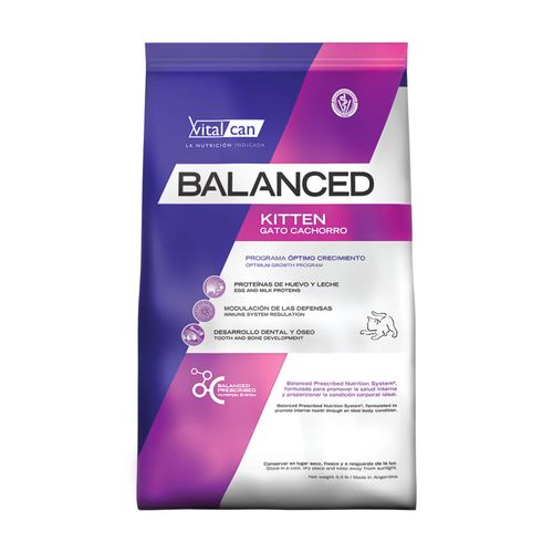 Alimento VitalCat Balanced Gato Kitten