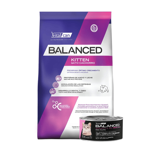 Alimento VitalCat Balanced Gato Kitten
