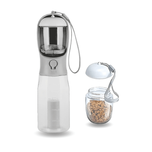 Botella Beepaw Dispensadora Gris