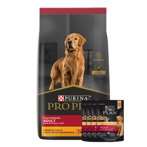 Alimento Pro Plan para Perro Adulto Raza Mediana