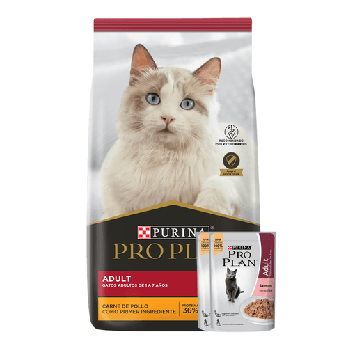 Alimento Pro Plan Pollo Y Arroz para Gato Adulto