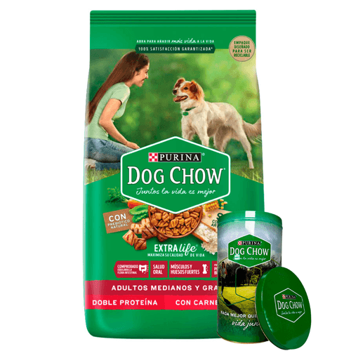 Alimento Dog Chow Sin Colorantes Para Adulto Mediano Grande