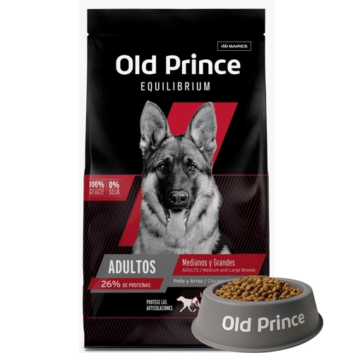 Alimento Old Prince Equilibrium para Perro Mediano y Grande