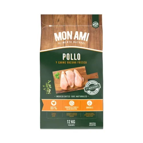 Alimento Mon Ami Pollo Perro Adulto