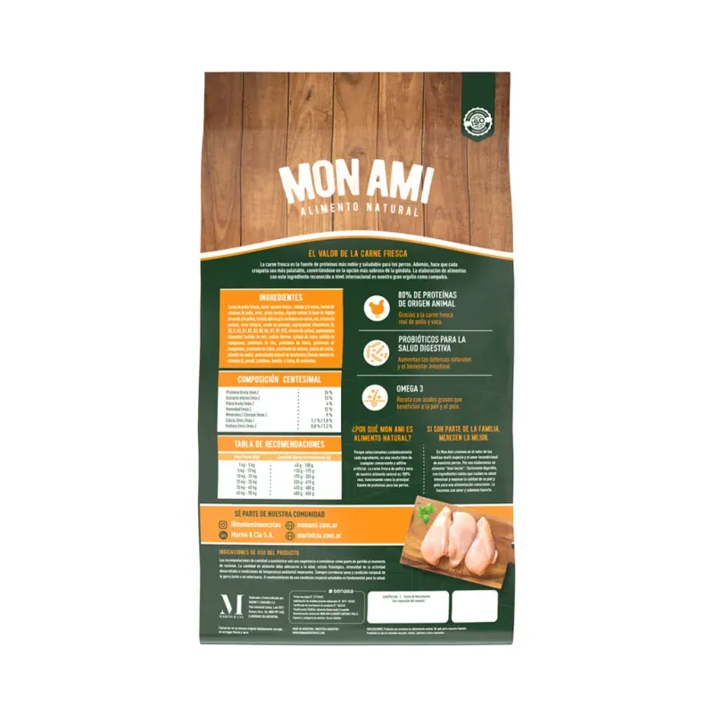 Alimento Mon Ami Pollo Perro Adulto-1753124489376
