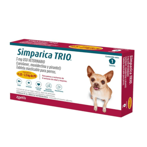 Antipulgas Y Garrapatas Simparica TRIO