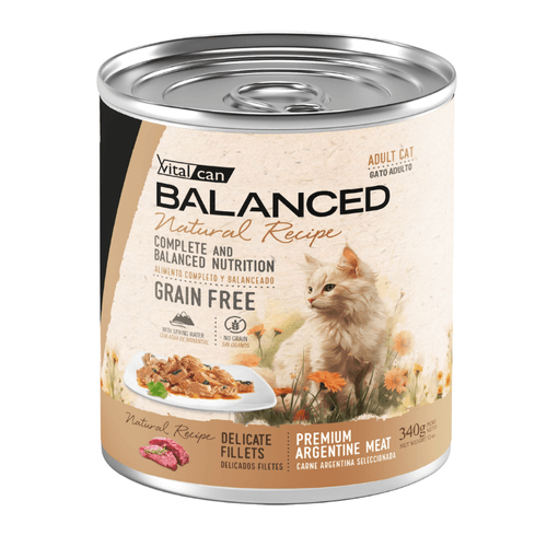 Lata Balanced Natural Recipe Carne Gato Adulto