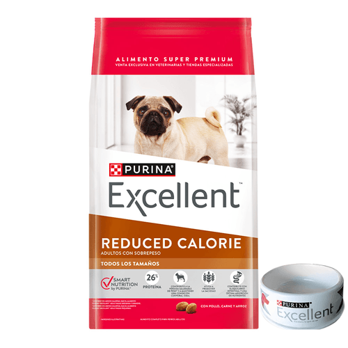 Alimento Excellent Perro Adulto Reduce Calorie Pollo y Arroz