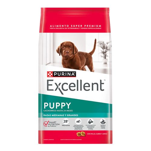 Alimento Excellent Perro Cachorro Mediano y Grande