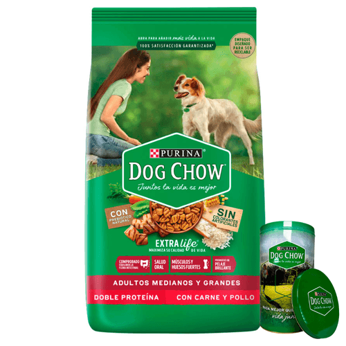 Alimento Dog Chow M/L Triple Proteina