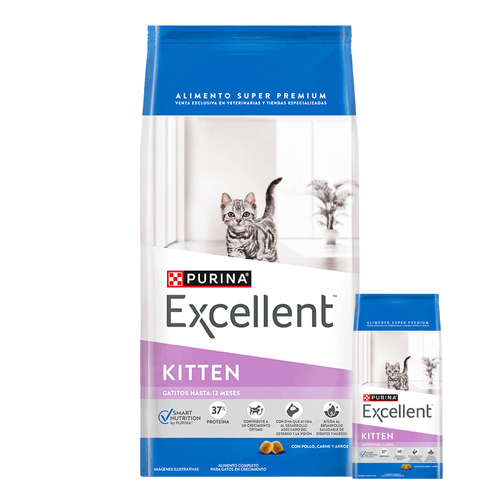 Alimento Excellent Kitten Pollo y Arroz
