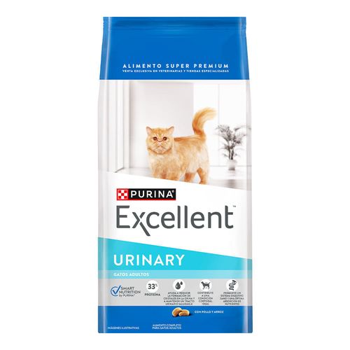 Alimento Excellent Gato Urinary Arroz y Pollo
