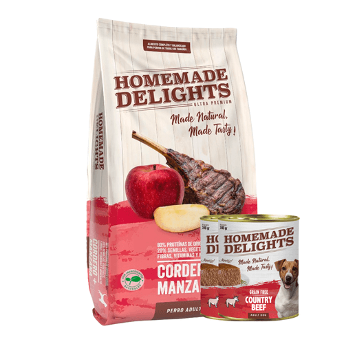 Alimento Homemade Delights Perro Adulto Cordero Y Manzana