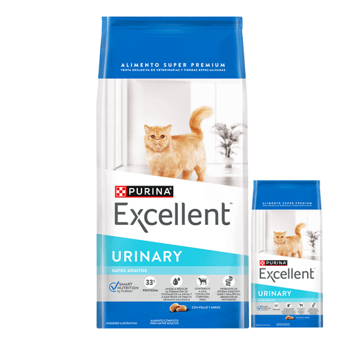 Alimento Excellent Gato Urinary Arroz y Pollo