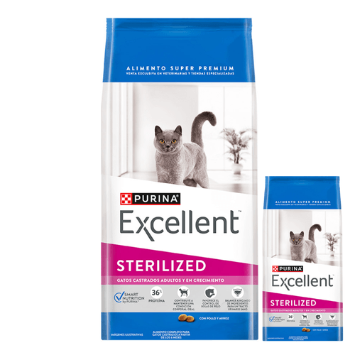 Alimento Excellent Gato Esterilizado Pollo