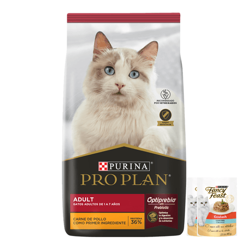 Alimento Pro Plan Gato Adulto Pollo y Arroz
