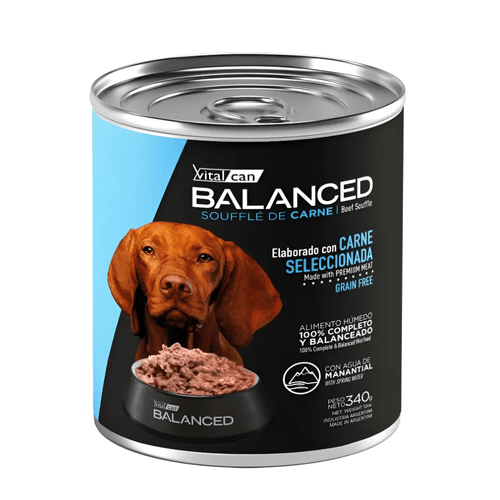 Lata Balanced Soufflé De Cordero Perro Adulto