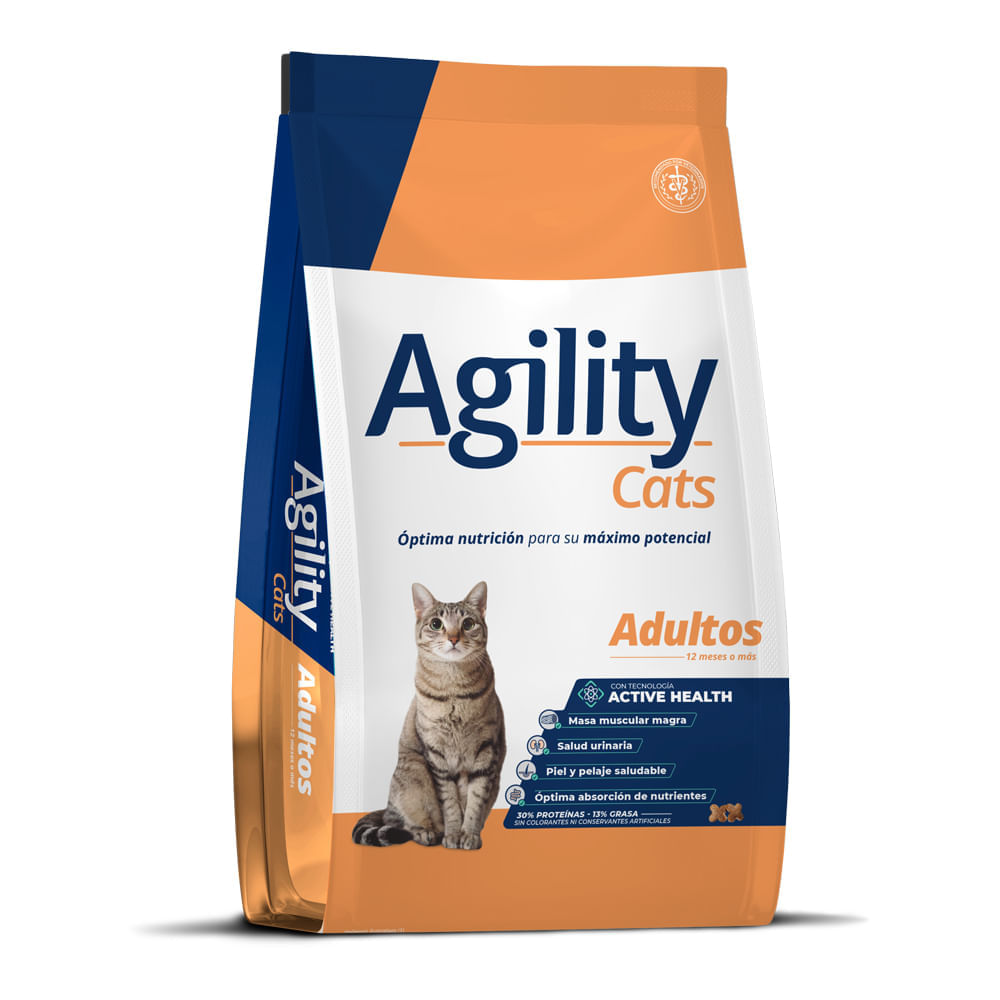Comprá Alimento Gato Agility Cats Adult 1,5kg - Petshop y Tienda