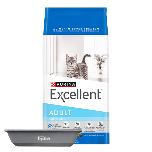 Alimento Excellent Gato Adulto Pollo Y Arroz