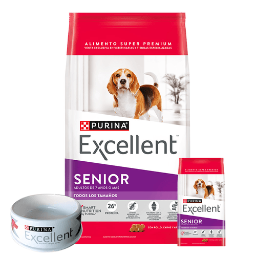 Alimento Excellent Perro Adulto Pollo y Arroz Adulto +7