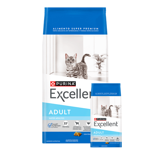 Alimento Excellent Gato Adulto Pollo Y Arroz