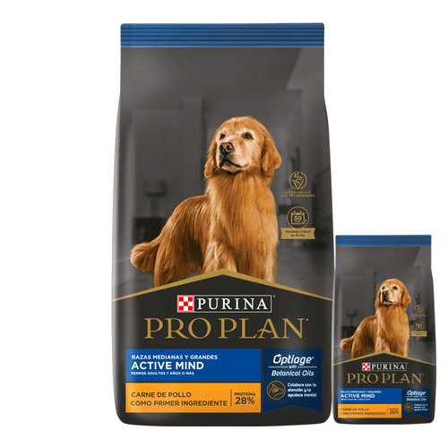 Alimento Pro Plan Active Mind Senior Raza Mediana Y Grande