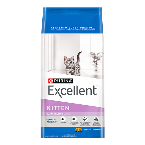 Alimento Excellent Kitten Pollo y Arroz - 7,5 Kg