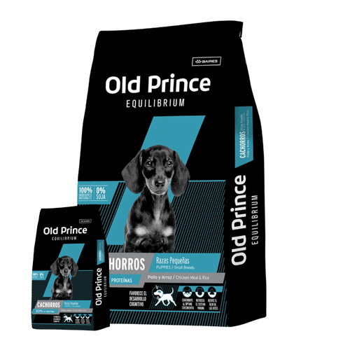 Alimento Old Prince Equilibrium Cachorro Pequeño - 7,5 Kg