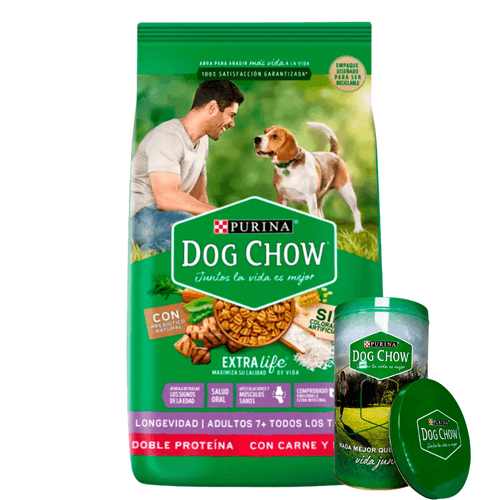 Alimento Dog Chow Longevidad Sin Colorantes - 21 Kg