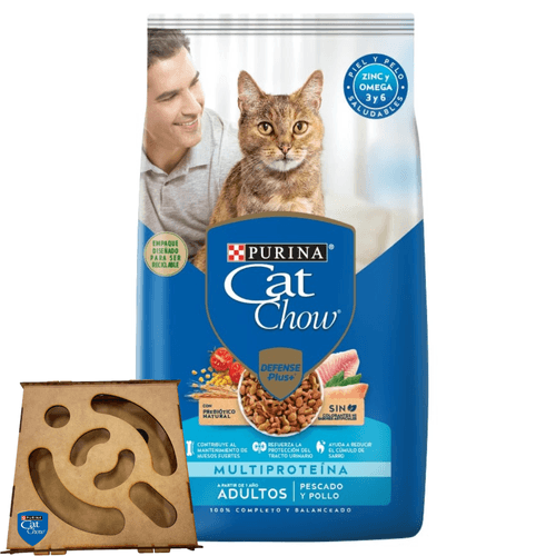 Alimento Cat Chow Adulto Pescado y Pollo - 15 Kg