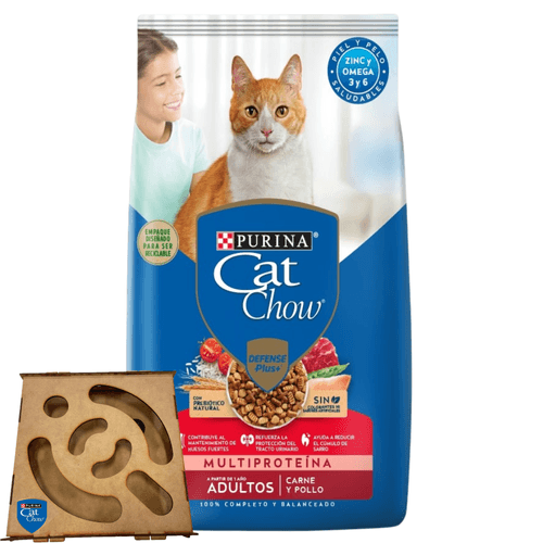 Alimento Cat Chow Adulto Carne y Pollo - 8 Kg